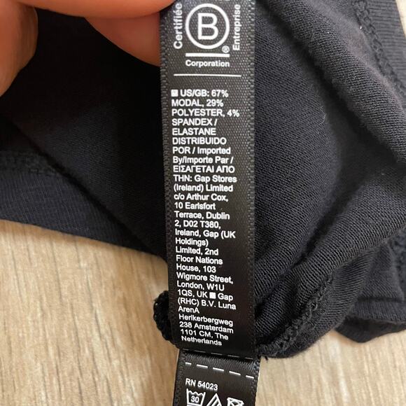 Athleta Cloudlight Stratus Tee Black Sleeveless Top Plus Size 3X Modal Blend - Picture 6 of 7